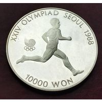 Южная Корея 10.000 вон, 1986 XXIV летние Олимпийские Игры, Сеул 1988 - Бегун