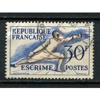 Франция - 1953 - Спорт 30Fr - [Mi.980] - 1 марка. Гашеная.  (Лот 34BC)