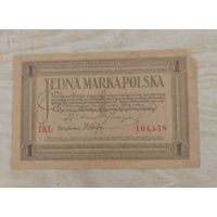 Польша. 1 марка польская 1919