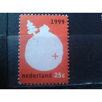 Нидерланды 1999 Стандарт, новогодняя марка*