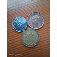 Мексика 50 центов 1997, Нидерланды 5 центов 1980, Ямайка 1 доллар 2005 -17