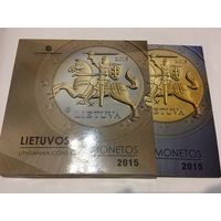 3,88 евро 2015 набор монет из роллов в коробочке с жетоном