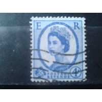 Англия 1958 Королева Елизавета 2  4 пенса