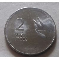 2 рупии, Индия 2009 г.