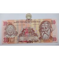 Werty71 Гондурас 10 лемпир 2014 UNC банкнота