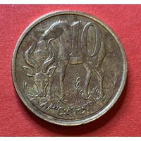 Эфиопия 10 центов, немагнитная