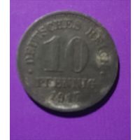 10 пфенниг 1917г Германия