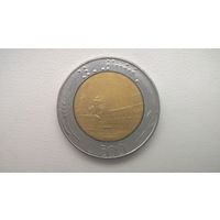 Италия 500 лир, 1987г. (D-84)