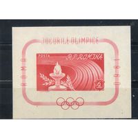 Румыния НР 1960 XVII Олимпийские игры в Риме (III) Бл47 #1860**