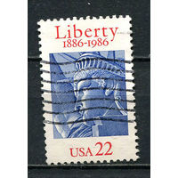 США - 1986 - Статуя Свободы - [Mi. 1841] - полная серия - 1 марка. Гашеная.  (Лот 41Dd)
