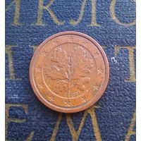 1 евроцент 2002 (J) Германия #09