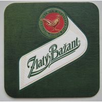 Подставка под пиво ZLATY  BAZANT  / Словакия  /.