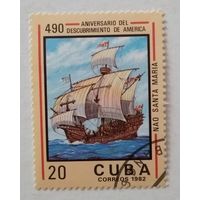 Куба.1982. флот, нао "Санта Мария"