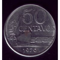 50 сентаво 1976 год Бразилия