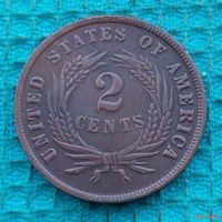 США 2 цента 1867 года. Весенняя ликвидация!