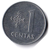 Литва. 1 цент. 1991 г.