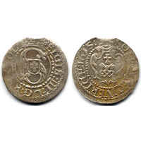 Шеляг 1615, Сигизмунд III Ваза, Рига, штемпельный блеск. Более редкий год, R2