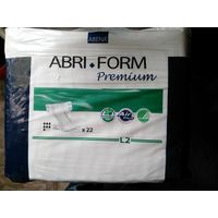 Abri-Form L2 Premium Подгузники одноразовые для взрослых с повышенным уровнем впитываемости, упаковка, 22 штуки.
