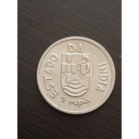 Португальская ИНДИЯ  1 рупия  1935 г.