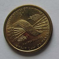1 доллар. 2010 г. Сакагавея. D