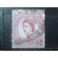Англия 1958 Королева Елизавета 2  6 пенсов