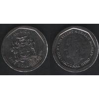 Ямайка km163 5 долларов 1995 год (om00)