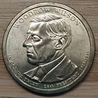 США 1 Доллар 2013. 28-й Президент - Томас Вудро Вильсон (D)