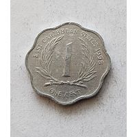 Восточные Карибы 1 цент, 1998
