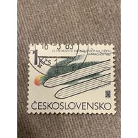 Чехословакия 1983. Чемпионат мира по прыжкам на лыжах. Марка из серии