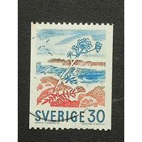 Швеция 1967. Предметы из истории почты и природы