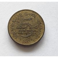 Шри-Ланка 5 рупий, 2013