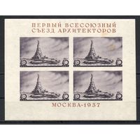 Первый Всесоюзный съезд архитекторов СССР 1937 год 1 блок