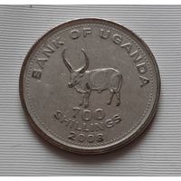 100 шиллингов 2008 г. Уганда