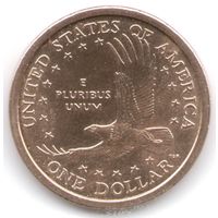 1 доллар США 2000 год Сакагавея Парящий орел двор Р _состояние UNC