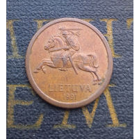 10 центов 1991 Литва #26