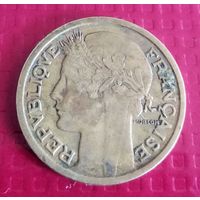 Франция 1 франк 1939 г. #50134
