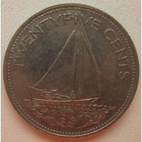 Багамские острова (Багамы) 25 центов 2000 г. (g)