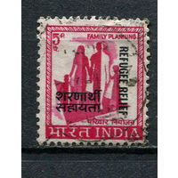 Индия - 1971 - Планирование семьи. Zwangszuschlagsmarken - [Mi. 1zI] - полная серия - 1 марка. Гашеная.  (LOT AL26)