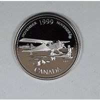 Канада 25 центов 1999 Миллениум - Ноябрь 1999, Авиасообщение с севером