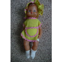 Кукла в желтом платьице(ГДР)