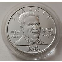 США 1 доллар, 1998. 275 лет со дня рождения Криспаса Эттакса.