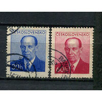 Чехословацкая Социалистическая Республика - 1953 - Антонин Запотоцкий - Президент Чехословакии - [Mi. 814-815] - полная серия - 2 марки. Гашеные.  (Лот 114BU)