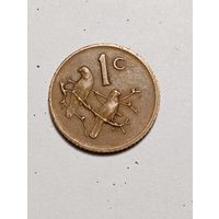 ЮАР 1  цент  1977 года .