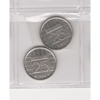 25 центов 1985 и 1989 Нидерланды. Возможен обмен