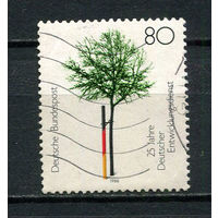 ФРГ - 1988 - Саженец дерева - [Mi. 1373] - полная серия - 1 марка. Гашеная.  (LOT Dd24)