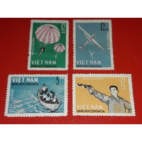 Вьетнам 1964 Спорт. Национальные соревнования военнослужащих. Полная серия 4 чистые марки