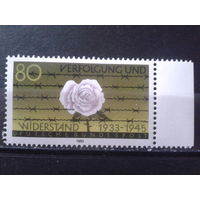 ФРГ 1983 Роза за колючей проволокой концлагеря** Ми хель-2,0 евро
