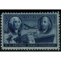 США 1947 Mi# 555 SC# 946 (MNH**) Столетие почтовой марки США