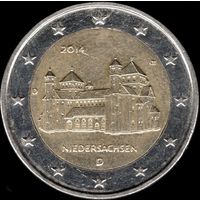 Германия 2 евро 2014 (D) "Нижняя Саксония" КМ#334 (6-34)