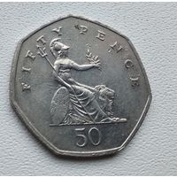 Великобритания 50 пенсов, 1997 1-12-4